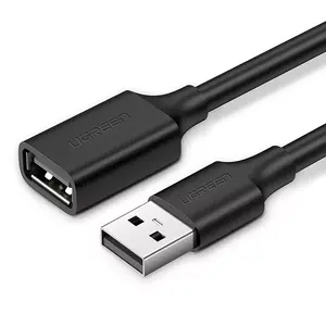 USB pagarinājuma kabelis UGREEN US103, 3 m, melns, USB-A uz USB-A