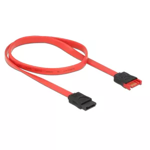 SATA Cable DeLOCK 83954 0.6m SATA 7-pin Black Red
