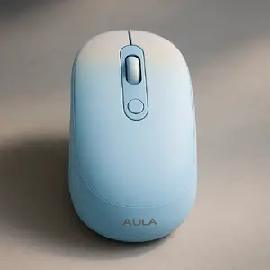 Pele AULA AM207 2.4G Bezvadu ar 4 Pogām (800-1900dpi) Zila