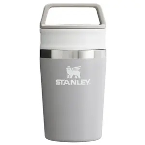 Termokrūze STANLEY The Café-To-Go Travel Mug 0.23L gaiši pelēka, vakuuma nerūsējošais tērauds
