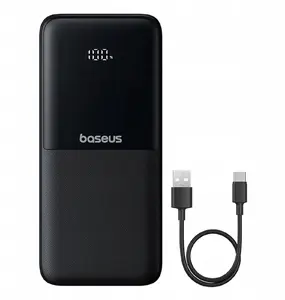 Портативное зарядное Baseus Lipow 10000 мА·ч 22.5W, чёрный