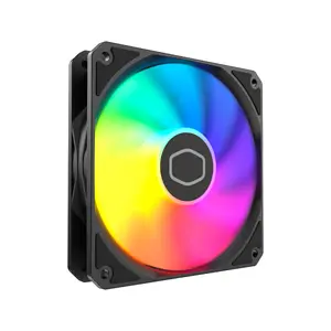 Datora korpusa ventilators Cooler Master MasterFan MF120 Lite ARGB 12 cm melns 1750 RPM slīdgultnis