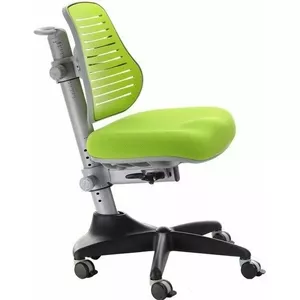 Comf-Pro Conan Y327 Ergonomisks augošais bērnu krēsls zaļš ar regulējamu sēdekļa dziļumu un atzveltnes augstumu