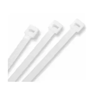 Cable ties Savilces 150 x 2.5 mm white, pack of 100, model SAV-150x2.5-W