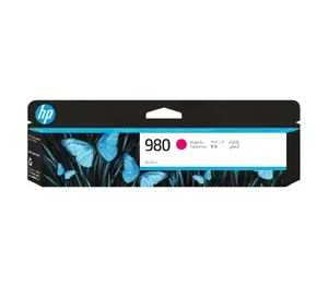 HP 980 Magenta Original Ink Cartridge, Pigment-Based Ink, Standard Yield, 6600 Pages Yield