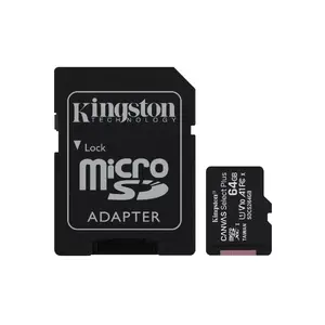 Флеш-память Kingston 64GB microSDXC UHS-I Canvas Select Plus