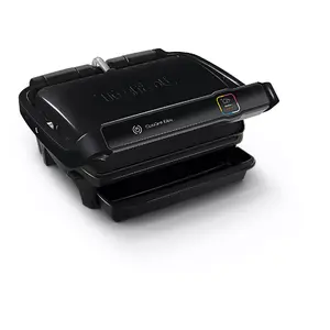 Tefal OptiGrill Elite GC7508 kontakta grils melns termoplastisks taisnstūrveida ar regulējamu termostatu