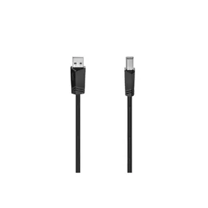 USB кабель Hama 00200602 USB 2.0 1.5м USB A USB B черный