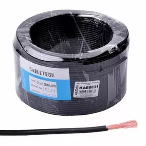 Coaxial cable Cabletech KHR/RG174U 50 Ω 2.8 mm black