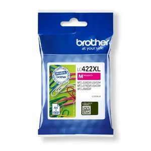 Brother LC422XLM Original Magenta Ink Cartridge Single Pack 1500 Pages Yield for MFC-J5340DW, MFC-J5345DW, MFC-J5740DW, MFC-J6540DW, MFC-J6940DW