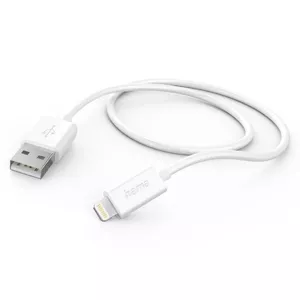 Hama 00201579 Зарядный кабель USB-A - Lightning 1 м Белый